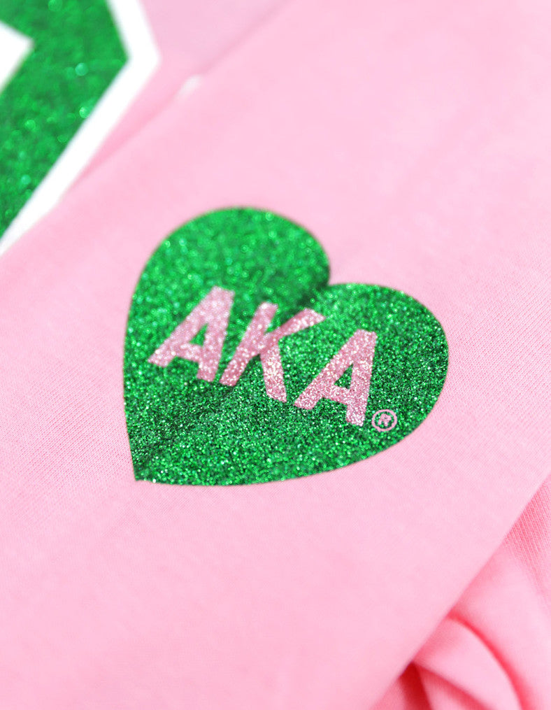 ALPHA KAPPA ALPHA LONG SLEEVE TEE PINK