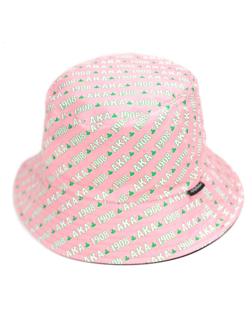 ALPHA KAPPA ALPHA REVERSIBLE BUCKET HAT BLACK/PINK