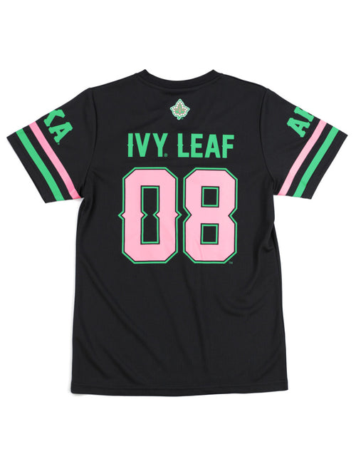 ALPHA KAPPA ALPHA FOOTBALL JERSEY TEE BLACK