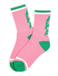 ALPHA KAPPA ALPHA SOCKS PINK