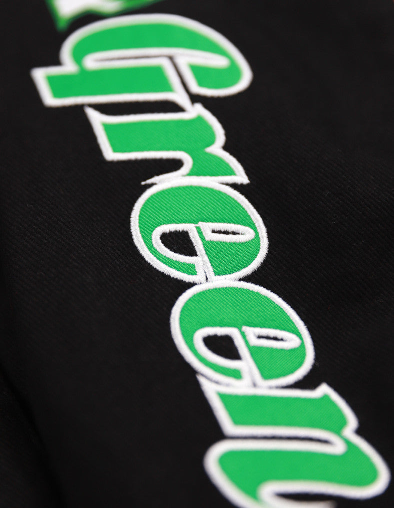 ALPHA KAPPA ALPHA VARSITY RACING TWILL JACKET BLACK 100% COTTON