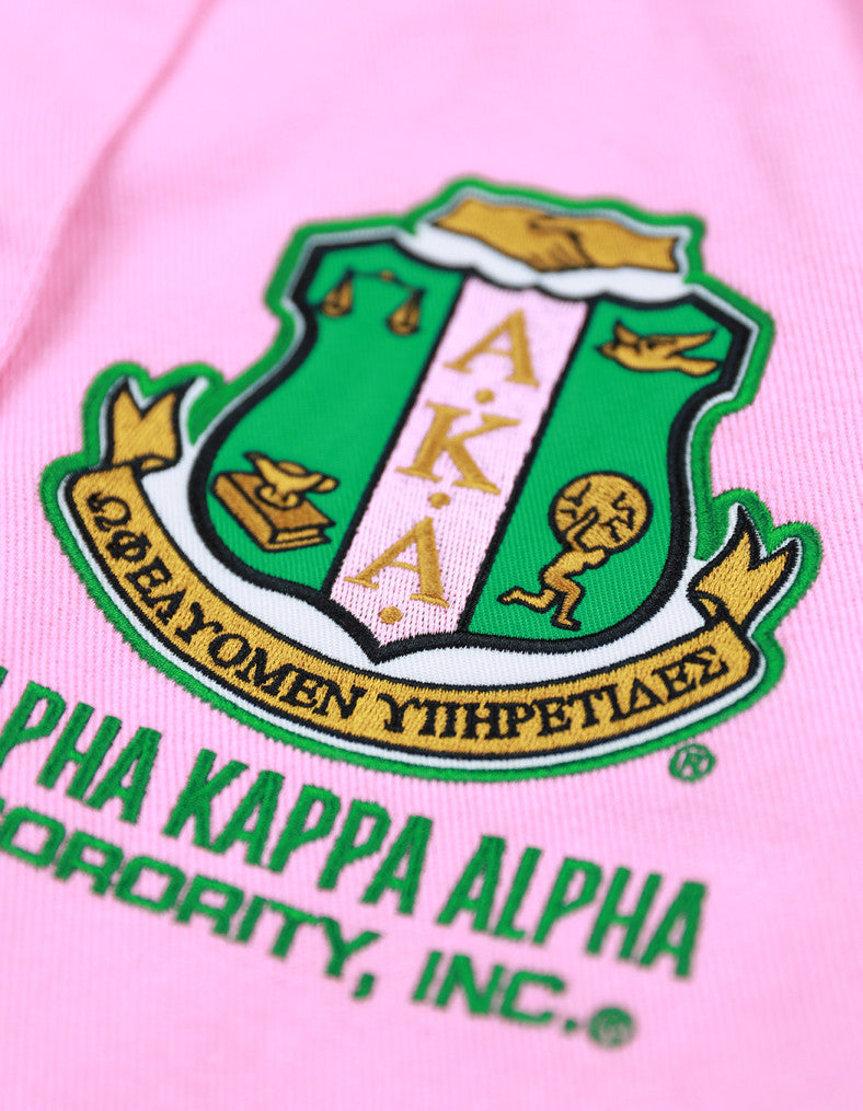 ALPHA KAPPA ALPHA VARSITY RACING TWILL JACKET PINK