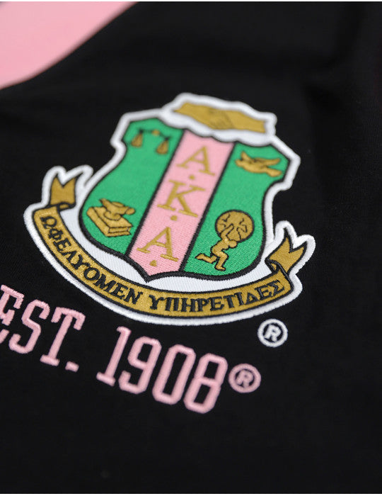 ALPHA KAPPA ALPHA SEQUIN CARDIGAN BLACK