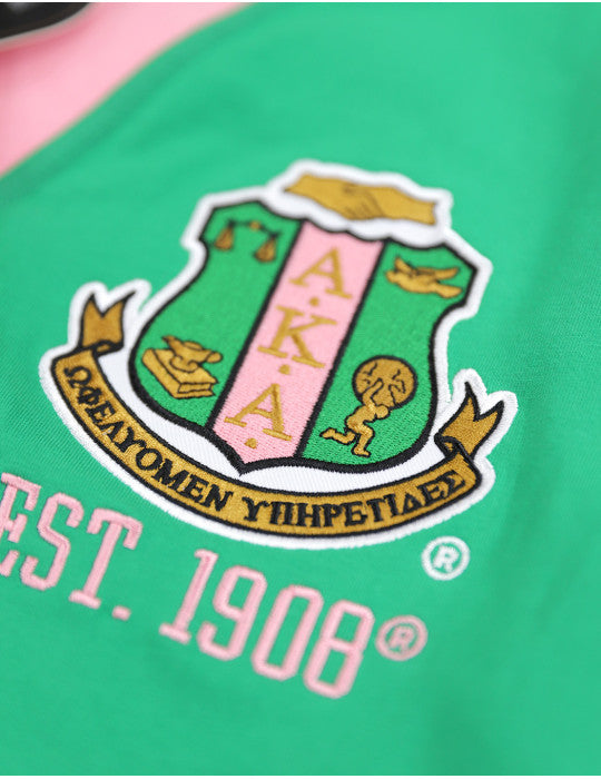 ALPHA KAPPA ALPHA SEQUIN CARDIGAN GREEN