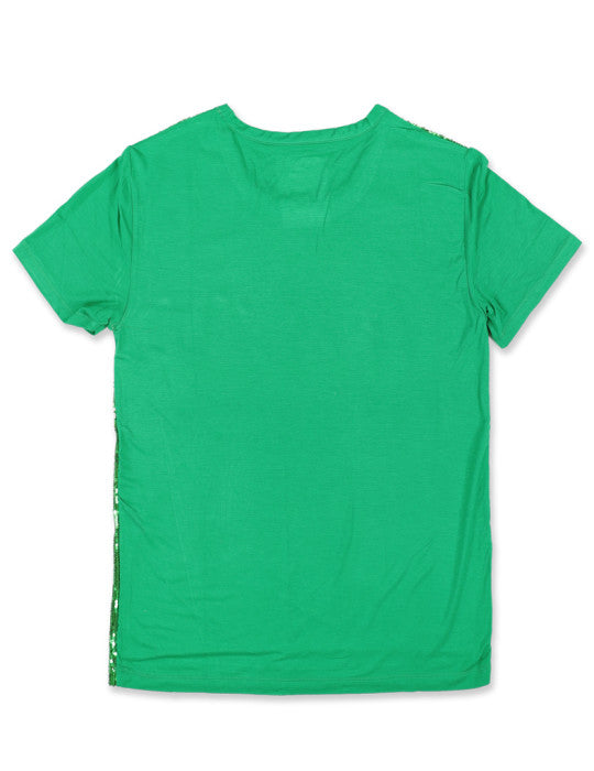ALPHA KAPPA ALPHA SEQUIN TEE GREEN