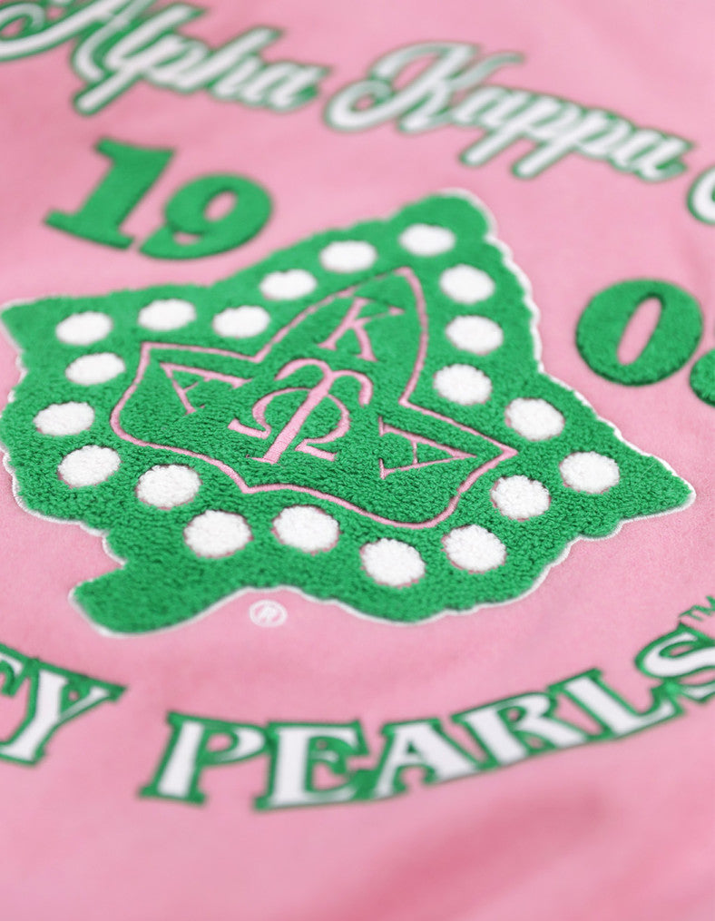 ALPHA KAPPA ALPHA WOOL JACKET PINK/GREEN