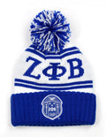 ZETA PHI BETA Sorority Beanie Skull Cap Z-PHI 1920 Z-PHI-B Z-KITTY BALL BEANIE