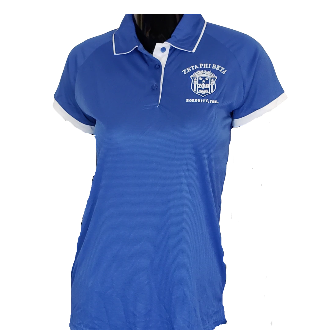 ZETA PHI BETA SORORITY POLO SHIRT ZETA PHI BETA DRI-FIT POLO