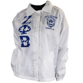 Zeta Phi Beta Sorority White Line Jacket Crossing Line Jacket