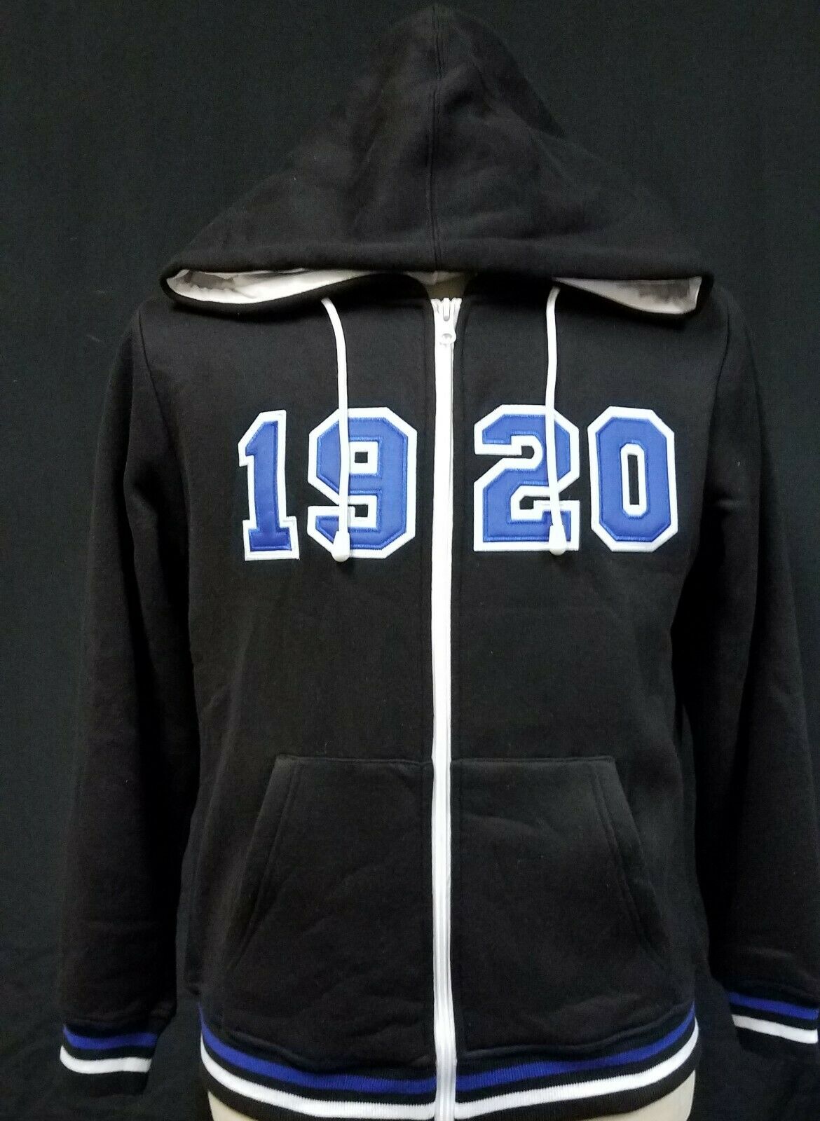 Zeta Phi Beta Sorority Zip UP Hoodie 1920 Black Zeta Phi Beta Zip up Hoodie Jacket