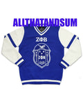 ZETA PHI BETA SORORITY BLUE LONG SLEEVE  T-SHIRT BLU-PHI ZETA PHI BETA TEE SHIRT