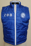 Zeta Phi Beta Sorority Vest Jacket Zeta Phi Beta Blue Bubble Vest 1920