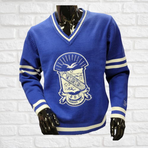 PHI BETA SIGMA FRATERNITY V-NECK SWEATER  PHI BETA SIGMA GOMAB SWEATER 1914
