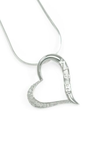 Zeta Phi Beta Sterling Silver Chain Necklace Divine 9 Sorority Necklace Condition: New