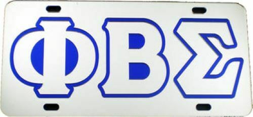 Phi Beta Phi Beta Mirror License Plate Frame